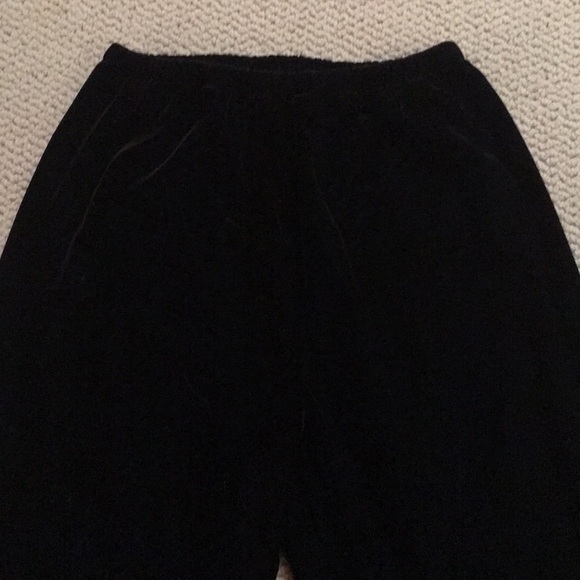 Joan Fagin black velvet pants - Picture 2 of 4